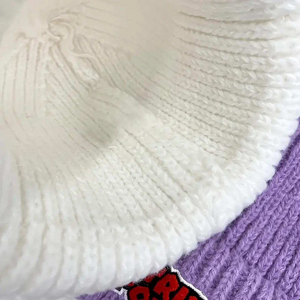Stylish Letter Embroidery Knitted Wool Hat