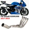Slip For Suzuki Gsxr 1000 Gsxr1000 Gsx-R1000 2017 - 2023 Motorcycle Exhaust System Titanium Alloy Front Link Pipe Escape Moto