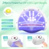 72W UV LED Nail Lamp  Professional Nail Dryer with 24 Light Beads 3 Timer Settings and Display Auto Sensor for Salon & Home 4