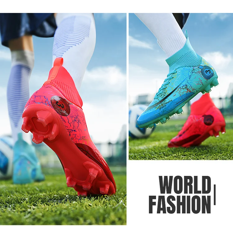 Long Spikes Society Herren Fußball Indoor Rasentraining Fast Field Boots Cleats Mann Turnschuhe Futsal Fußballschuhe_voghion.com