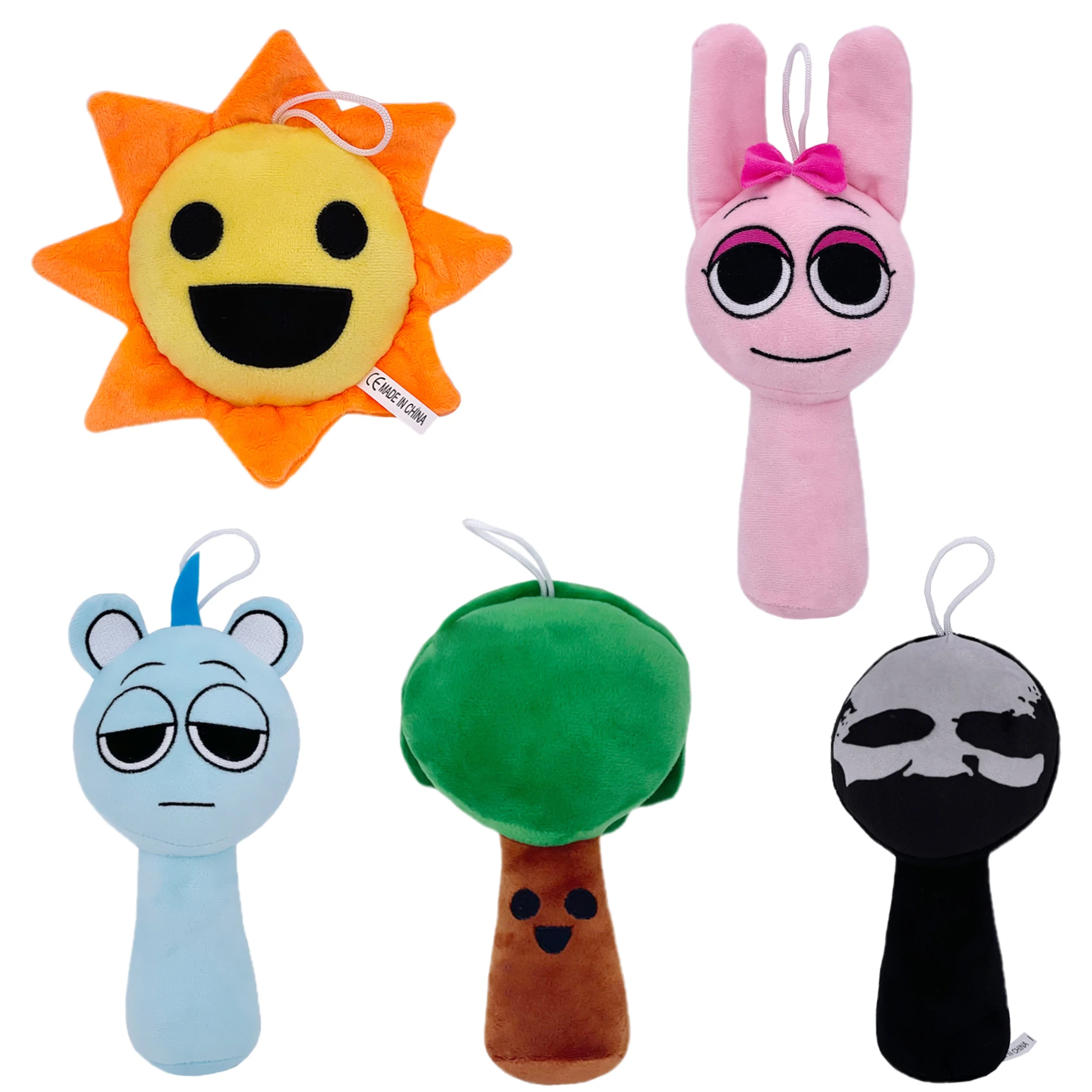 Sprunki Plush Toys Sprunki Incredibox Plush Doll Sprunki Game Cartoon Pillow Kids Birthday Gifts Stuffed Dolls Christmas Gift 4