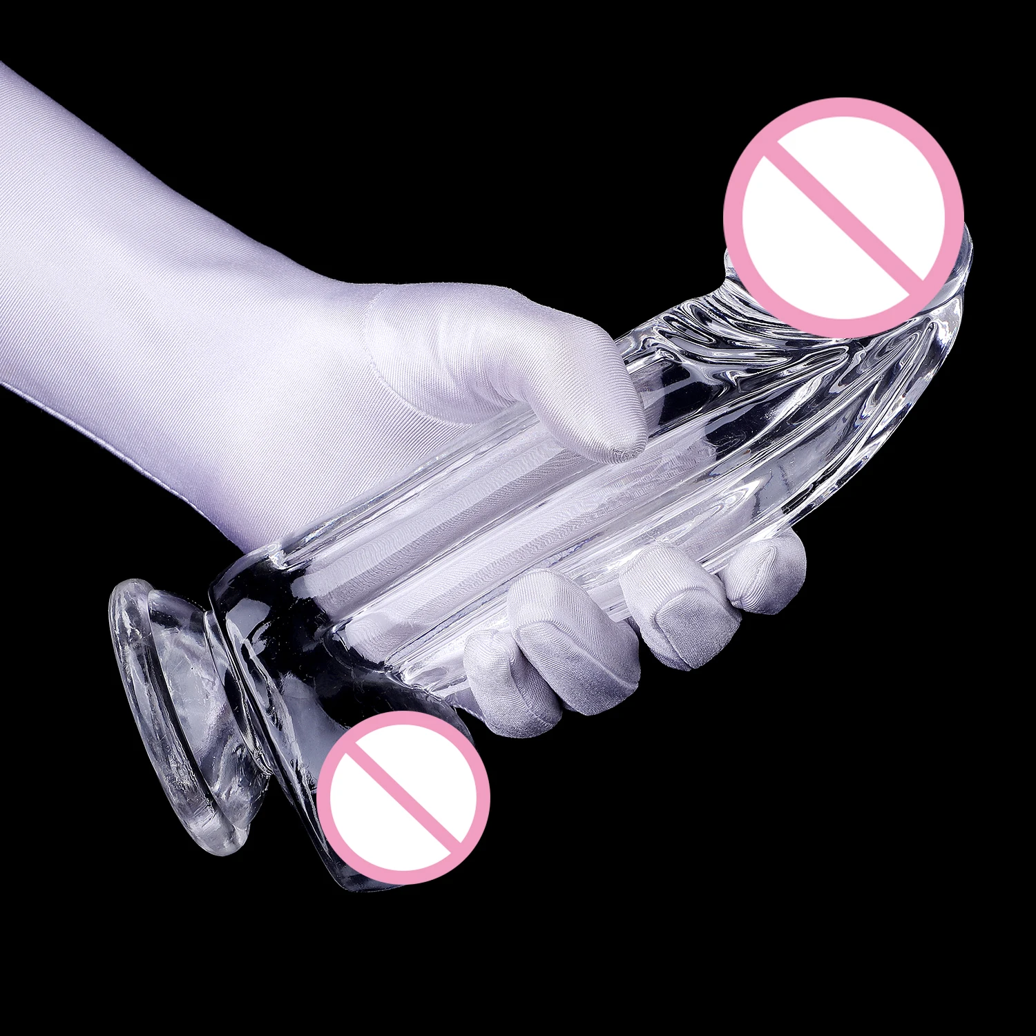 Transparent Thick Realistic Dildo with Suction Cup for Women Sex Toys