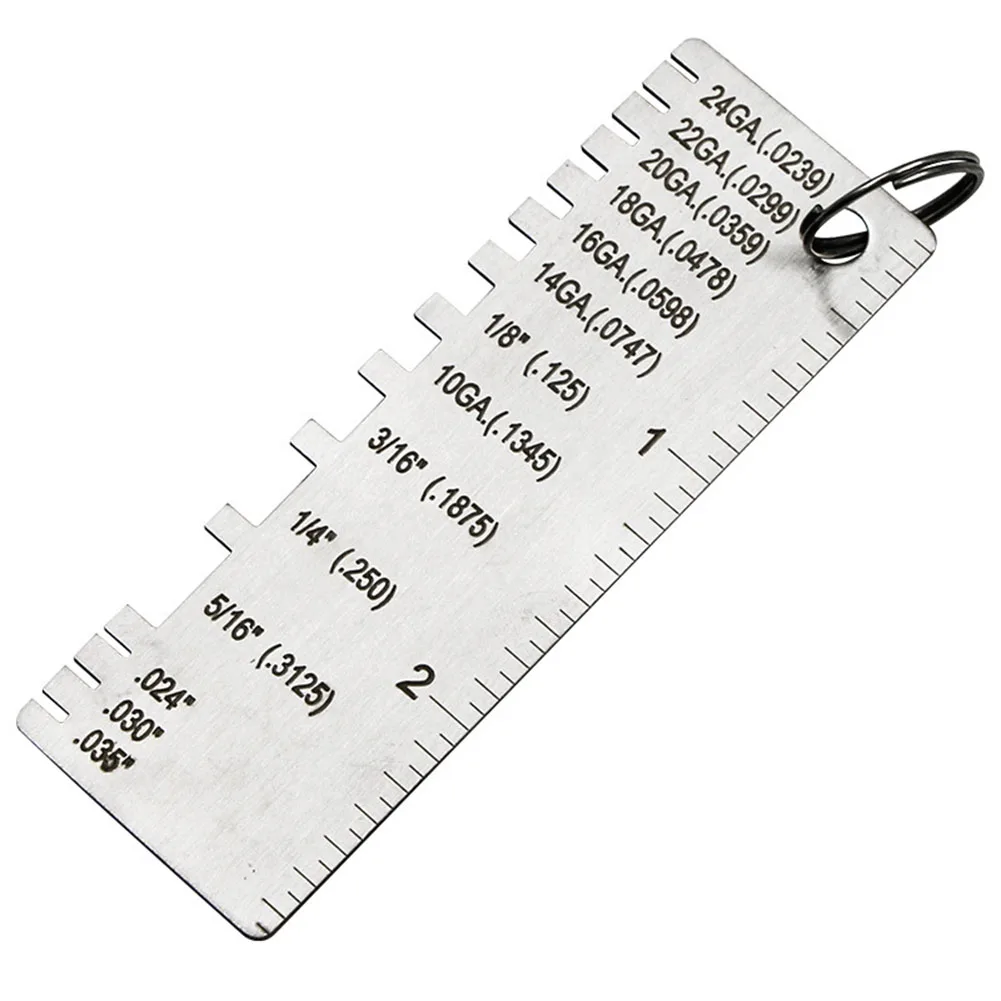 

Durable Stainless Steel Construction Clear Scale Data 3 Sheet Metal Thickness Gauges for Different Applications