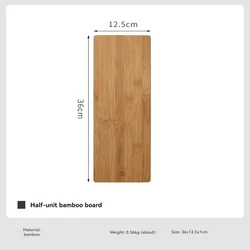 Eco - Friendly Bamboo & Wood Outdoor Camping Table Board - Double - Sided Cutting Surface (CK - P12)