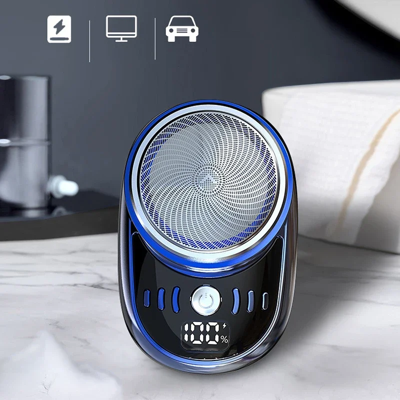 Electric Shaver Portable Razor Man Travel Attire Wet And Dry USB Rechargeable Shaver Charging Mini Shaving Machine for Men razor shaver