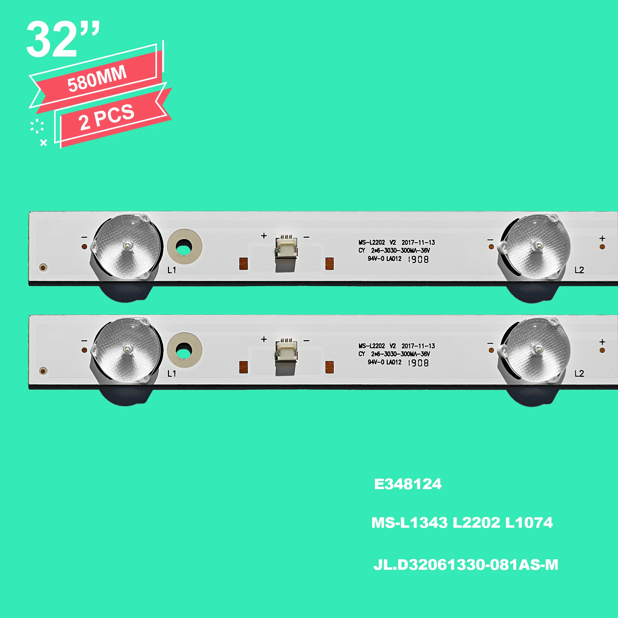 LED Backlight Strip For 32 inch Displays 1/5/10/20/50 Set