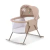 Travel Bassinet for Baby, Portable Folding Baby Bed with Built-in Mosquito net,Adjustable Hood and an Additional Cradle Function 1