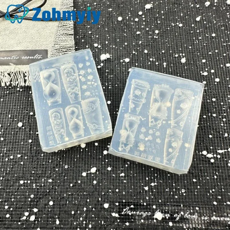 3D 뱀 실리콘 금형 네일 아트 장식 DIY 장미 꽃 디자인 투명 네일 템플릿 매니큐어 디자인 도구 쥬얼리 공예