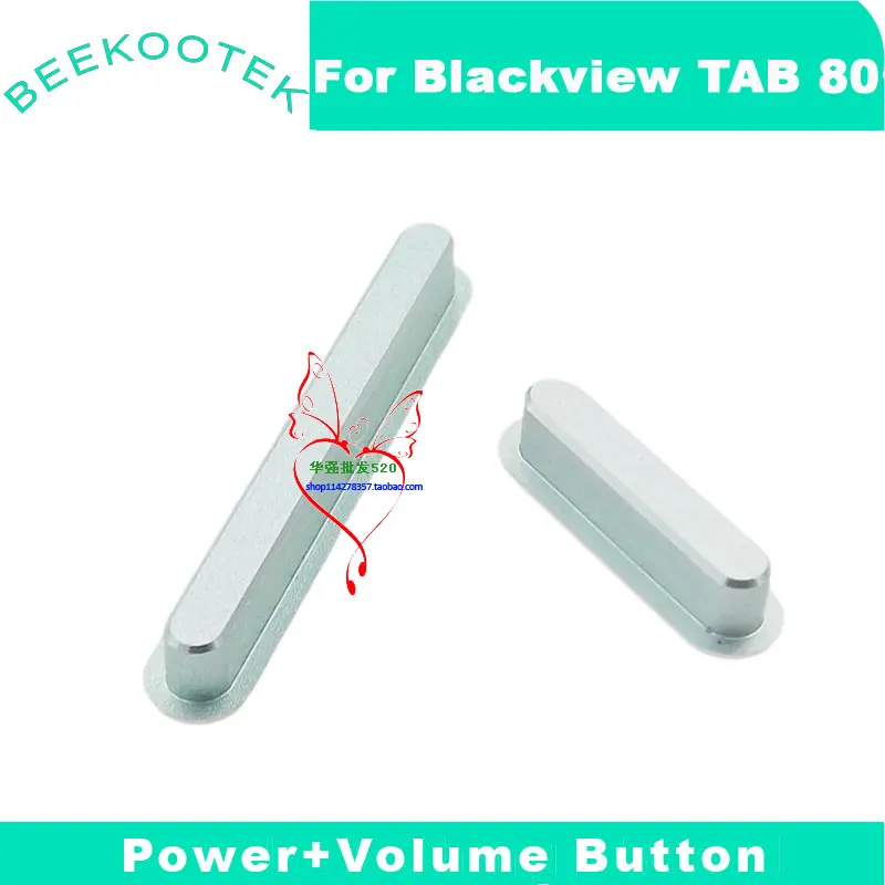 새로운 오리지널 Blackview TAB 80 전원 켜기/끄기 + 볼륨 버튼 키 위/아래 버튼 제어 키 Blackview TAB 80 태블릿용 액세서리