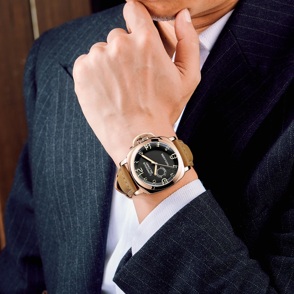 New Automatic Mens Watches Top Business Simple Military Sport Mechanical Watch luminous Stainless Steel AAA Clocks Dropshipping