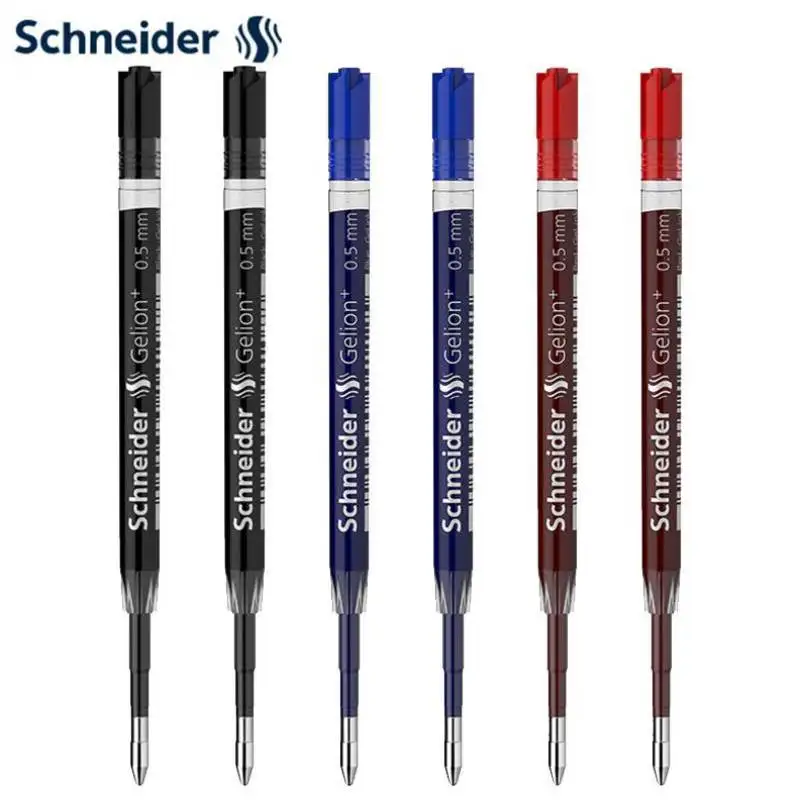Germany Original Schneider Gelion+ 0.5mm neutral gel pen refill cartridge core European standard G2 refill