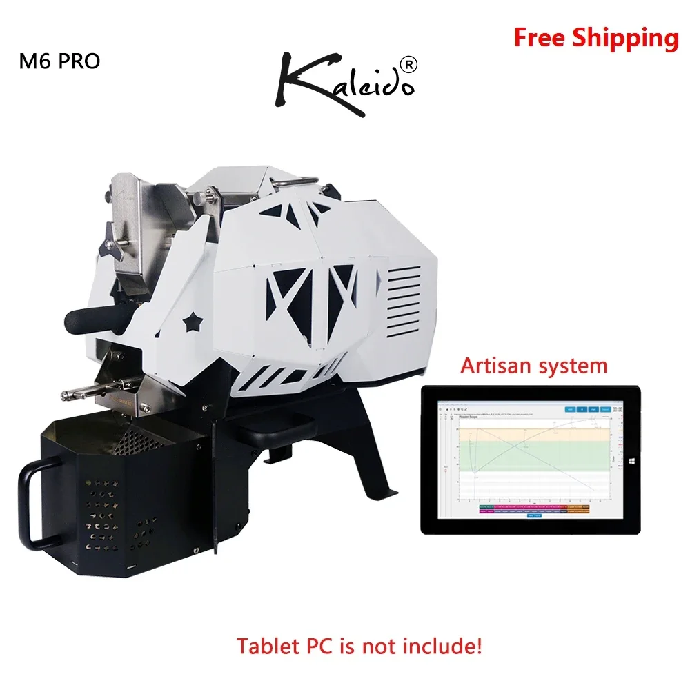 KALEIDO Sniper M6 PRO Coffee Roaster 200-600g Electric Coffee Roasting Machine for Commercial Use Hot Air Upgraded