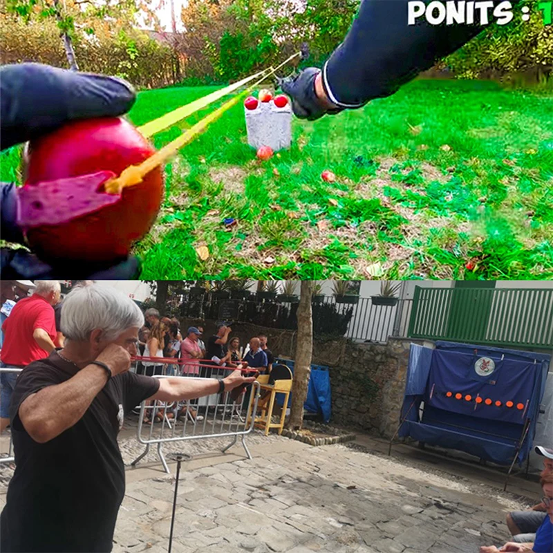 Slingshot Ammo Steel Ball Powerful Hunting Laser Slingshot Rubber Band Steel Ball Novice Package Outdoor Competition Sports Parent-child Interaction