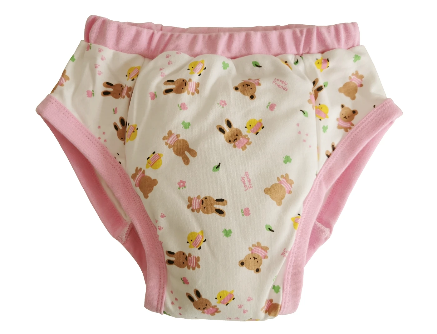 Adult printed pink teddy trainning pant/Adult baby brief with padding inside/ABDL trainning pants/adult trainning pant/abdl pant