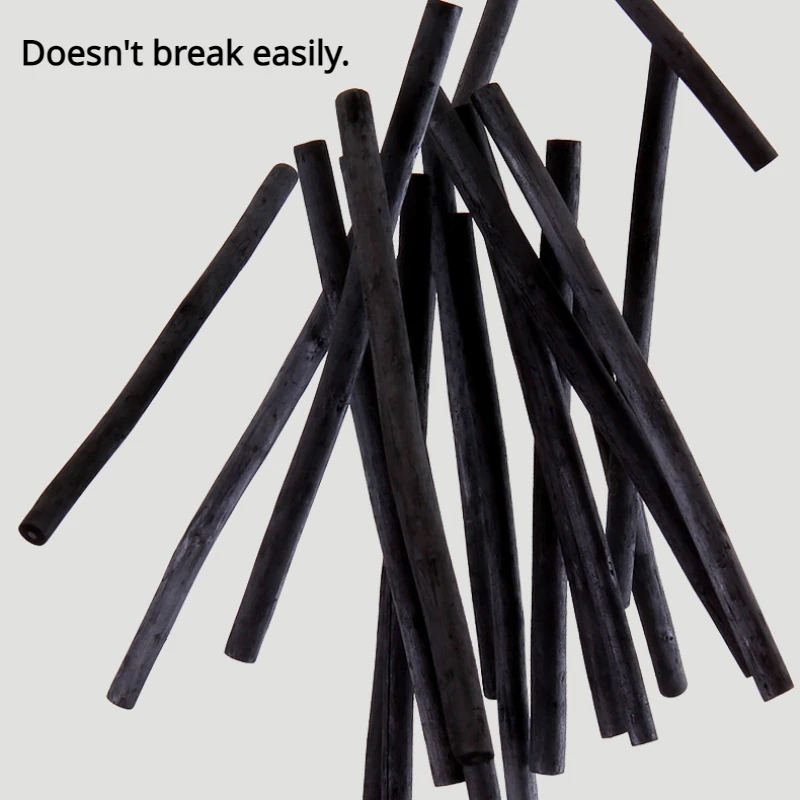 25pcs Sketch Charcoal Stick Set 2-9 MM Thick Pencil Student Outdoor Pen Professional Art Supplies