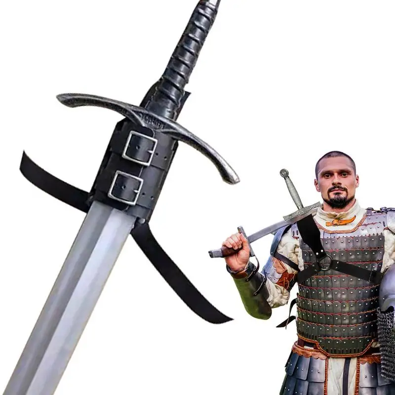 

Кобура для мужчин средневековая, наплечный шпагат на плечо, кожаный футляр для рапиров, кобура с ремнем для лягушек, костюм воина, реквизит для взрослых