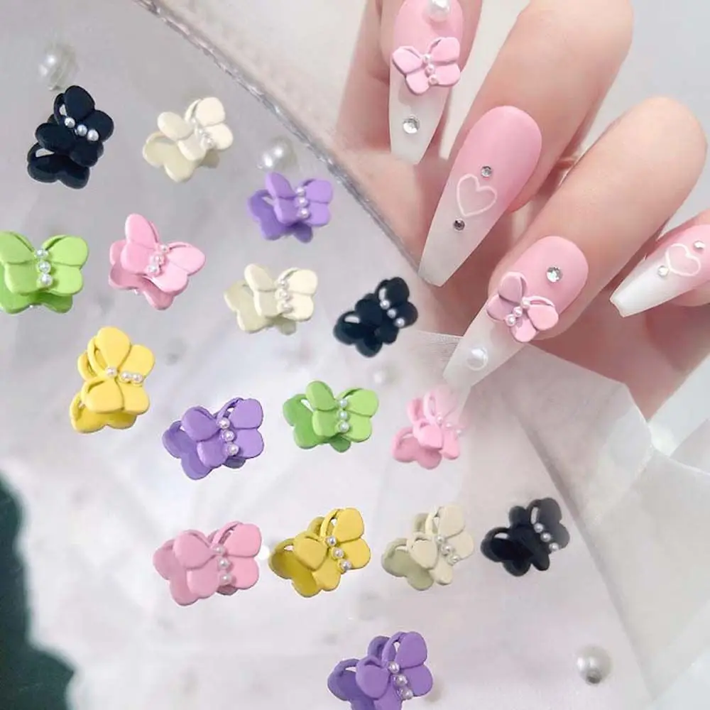 

Fashion Nail Ornament Sweet Manicure Accessories Nail Art Rhinestones 3D Nail Jewelry Butterfly Nail Art Decorations