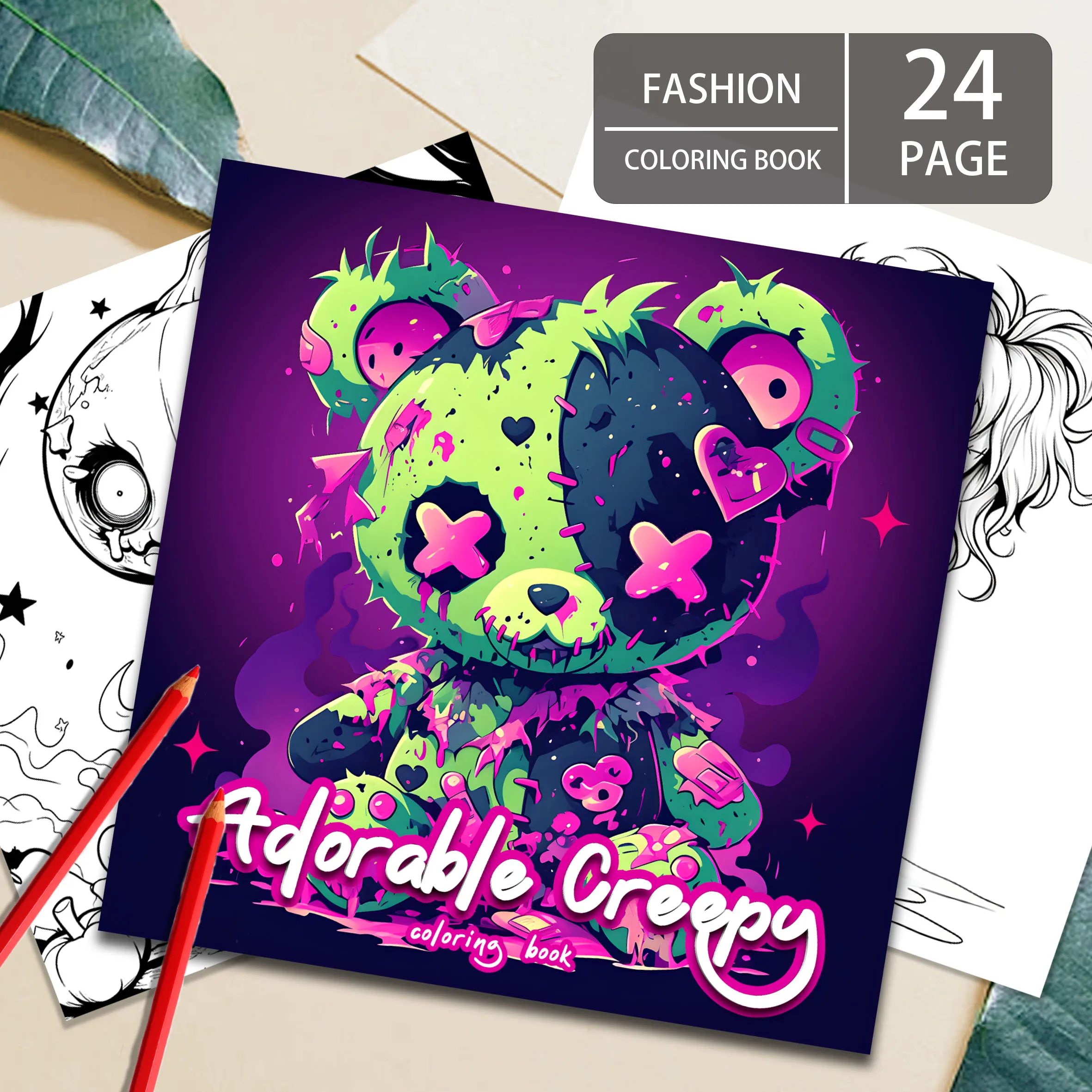 Bear Coloring Book Adults 1