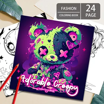 Bear Coloring Book Adults 1