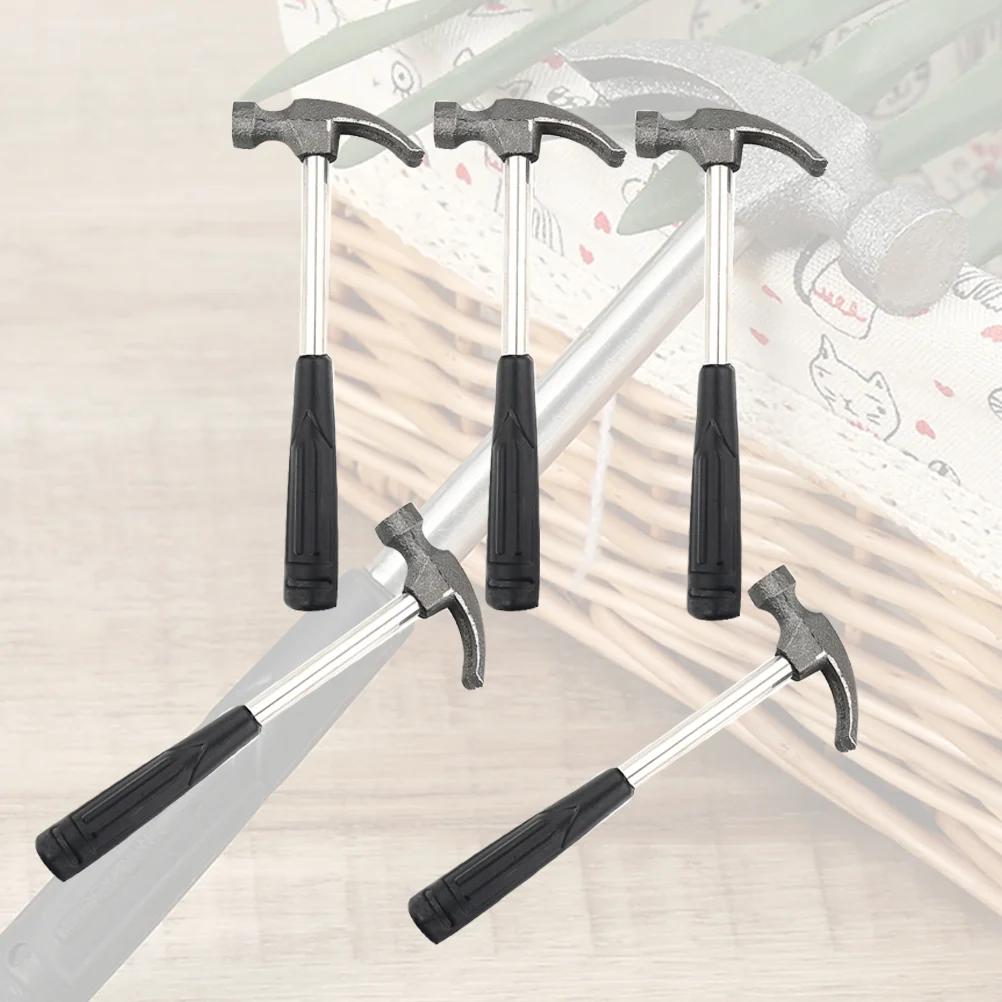 

5 Pcs Toy Nails Claw Hammer Mini Household for Seamless Accessories Repair Supplies Metal Outdoor Accessory Child