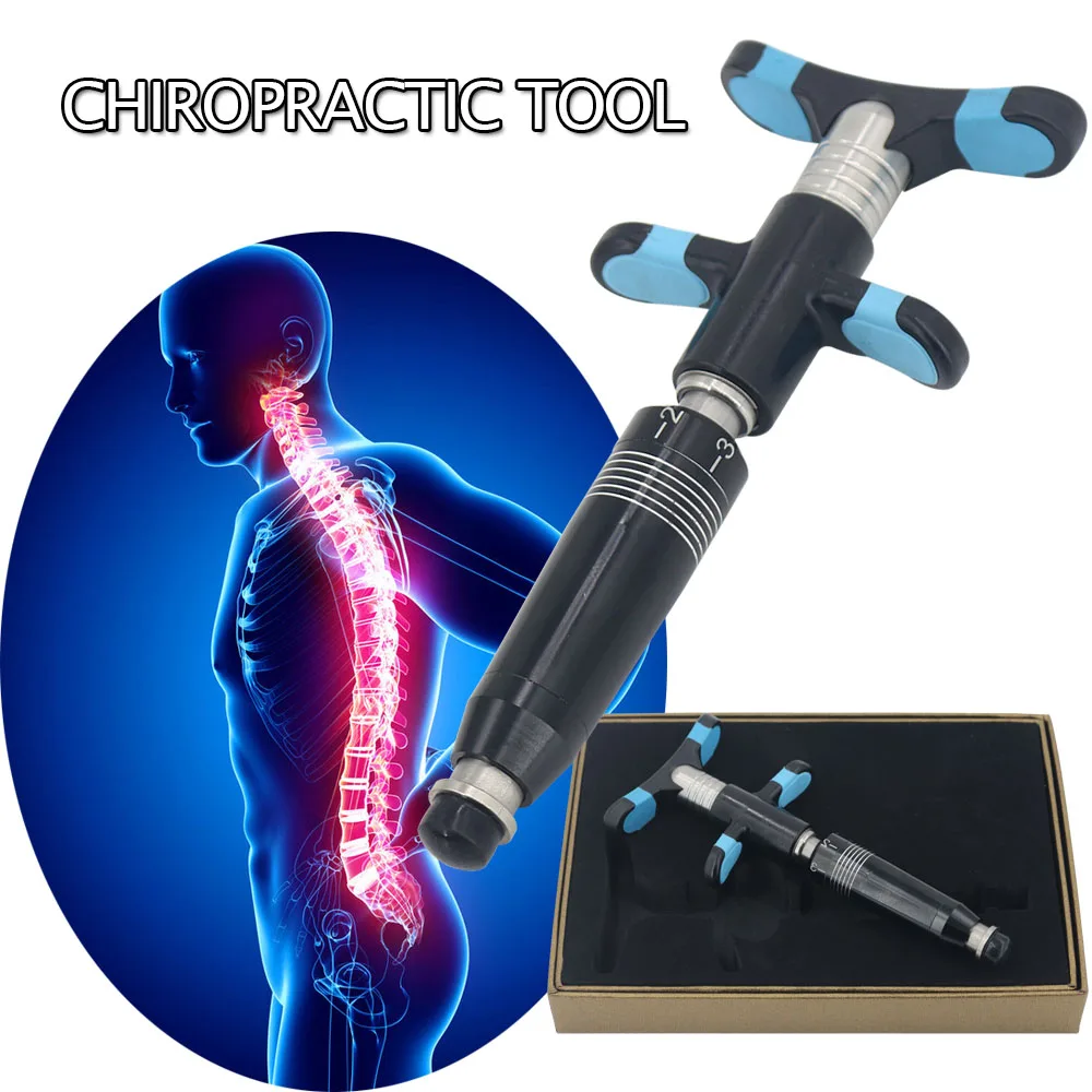 

Manual Chiropractic Adjusting Tools Therapy Spine 6 Levels Single Head Corrector Therapy Spine Correction Massage Body Massager