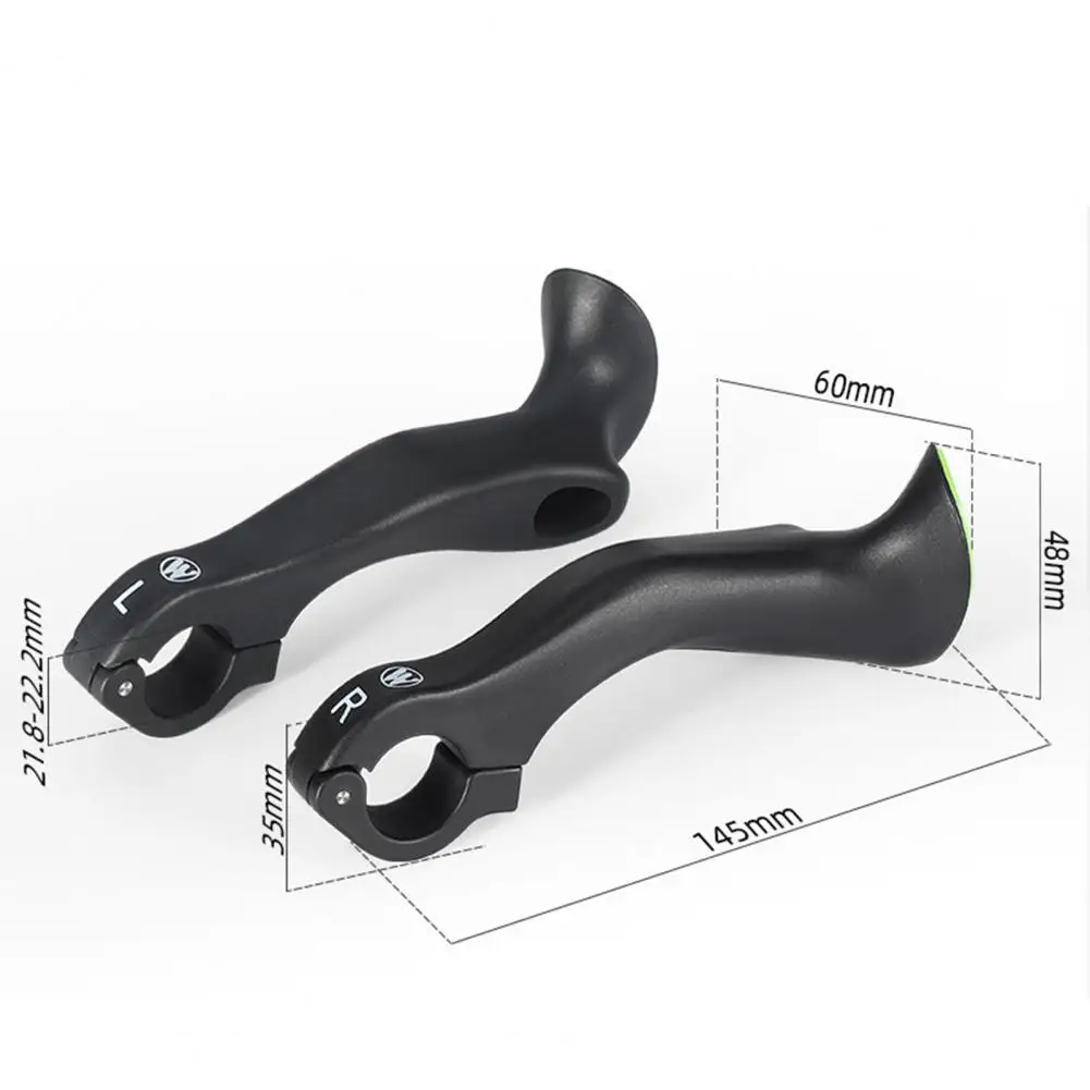 Bicycle Handlebar Vice Handle Mountain Bike Cow Horn Handle MTB Road Bike Grip Extended Bicycle Handlebars Accessories