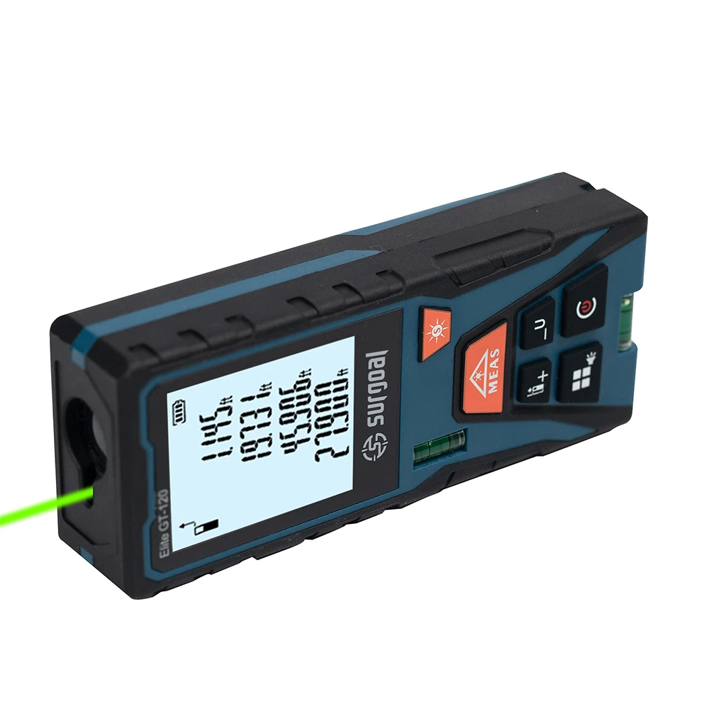 ARTBULL Green Laser Rangefinder 120m, Measurement Digital Tape Tool Distance Meter Laser Tape