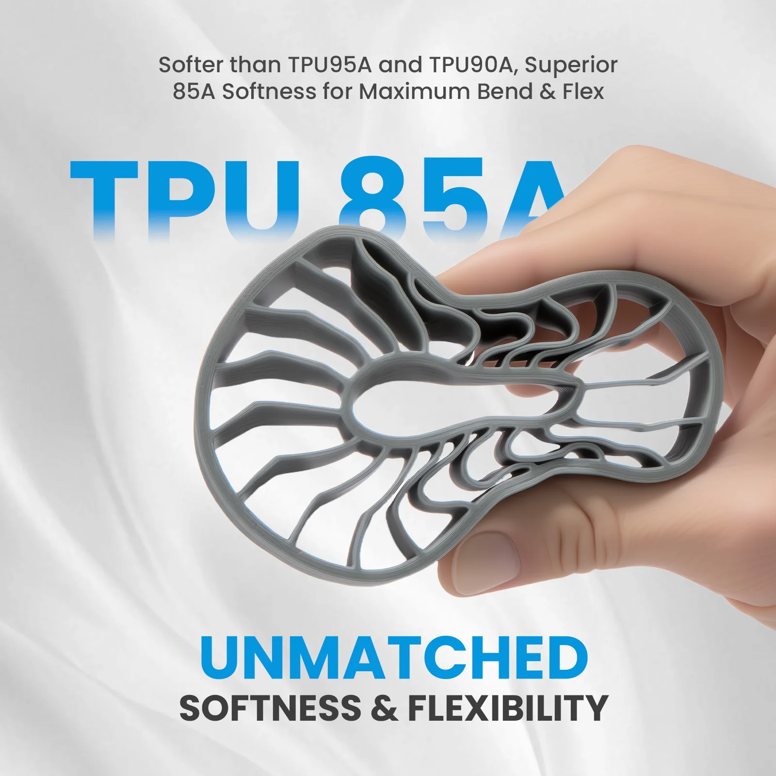 ERYONE NEUES TPU 85A Filament 1,75mm +/-0,03mm, Flexibles TPU 85A 3D-Drucker Filament zum Niedrigstpreis – Detail 10