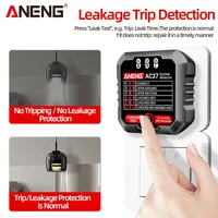 ANENG AC27 Socket Tester Voltage Test Socket Detector Ground Zero Line Polarity Phase Check Tool Circuit Checker  EU/US Plug 2