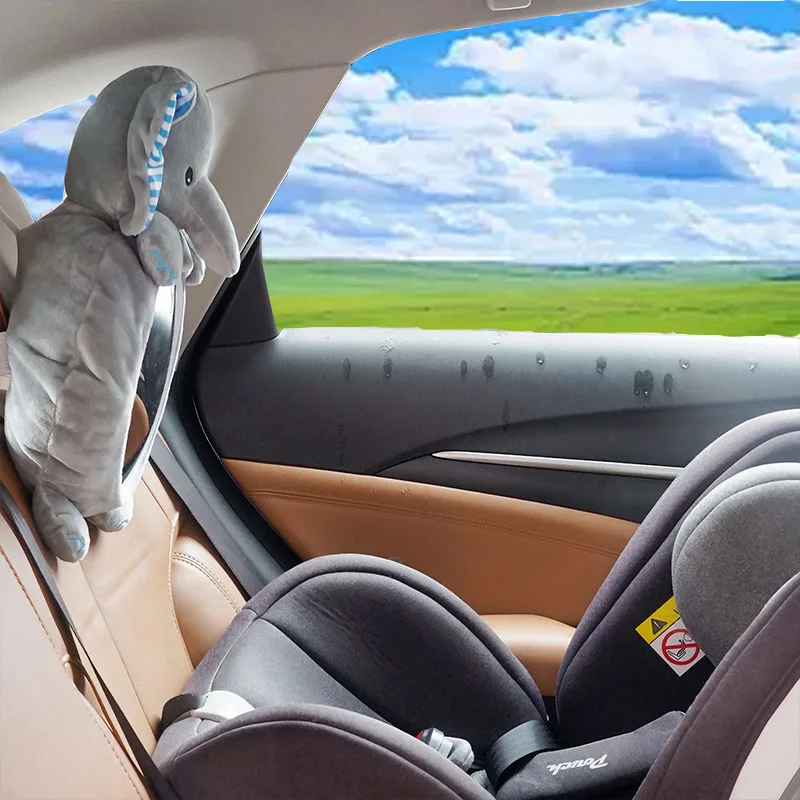 Car mounted child safety seat, baby reflector, baby cognitive car observation mirror, rearview mirror