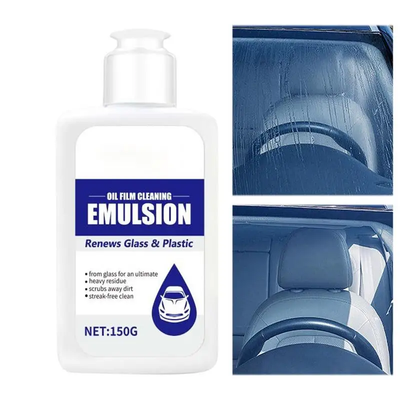 

Car Glass Cleaner Oil Film Dirt Remover Glass Cleaner Long Lasting Easy To Apply Car Oil Film Dirt Remover For Shower Door Car