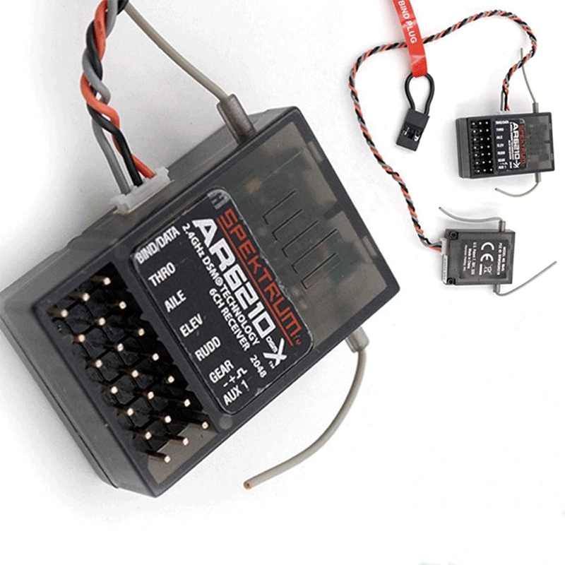 

Приемник AR6210 2,4G, 6-канальный пульт дистанционного управления для системы JR Spektrum DSM2