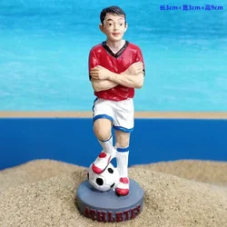 Professional Miniature Figurines Set - Doctor, Nurse, Astronaut, and Worker Desk Decor (Athlete)