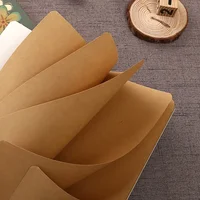 Journamm 24sheets Kraft Paper Craft Notebook for Junk Journal Planner Creative Collage DIY Scrapbook School Stationery Supplies 2