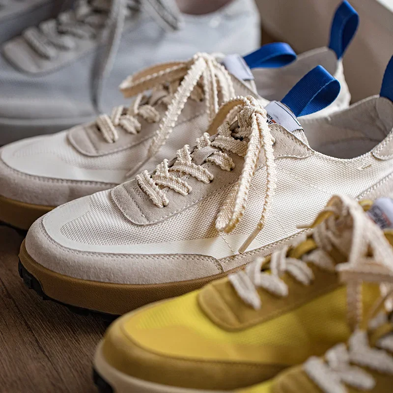 Canvas Shoes For Men - Adjustable, Simple Lace-Up Shoes