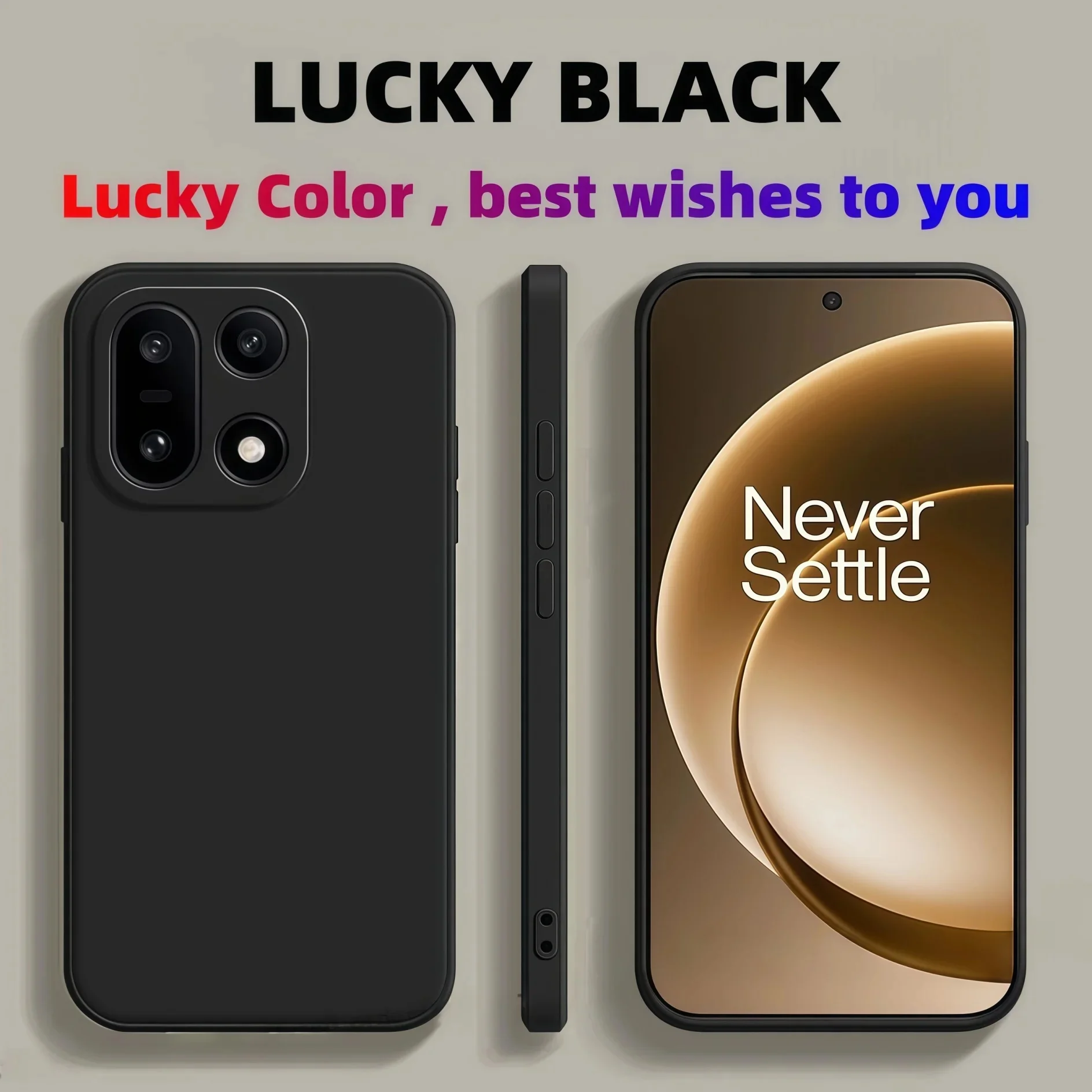 Elegant Shockproof Liquid Silicone Phone Case in Solid Color