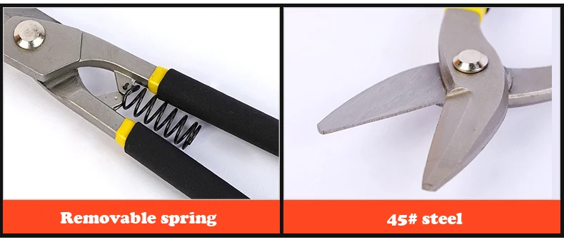 Description Picture 3 of itemIron sheet Scissors Heavy Duty Tin Scissors Cutting Sheet Metal Aviation Scissors Stainless Steel Plate Cutters Hand Tools shear