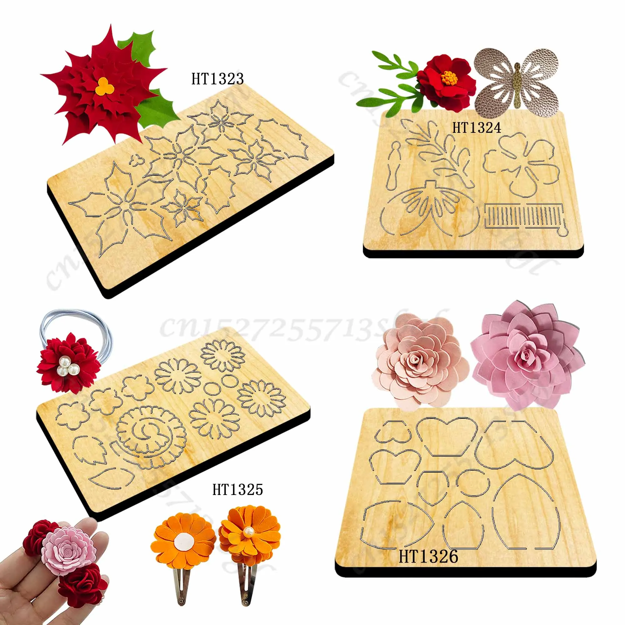 

FlowerCutting dies - New Die Cutting And Wooden Mold,HT1323 - HT1326 Suitable For Common Die Cutting Machines On The Market.