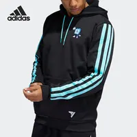 Adidas officiel véritable saisonnier nouveau sweat-shirt de Sport à capuche pour hommes HB3125 2