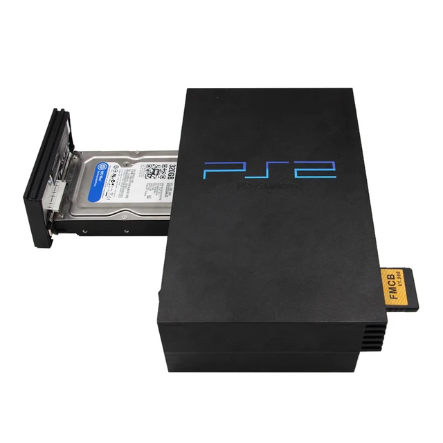 Carte Mémoire PS2 32 Mo, Carte Mémoire FMCB V1.966, Carte Mémoire de Jeu  Haute Vitesse pour PS1/PS2, Exécute des Jeux sur Disque USB ou Disque Dur