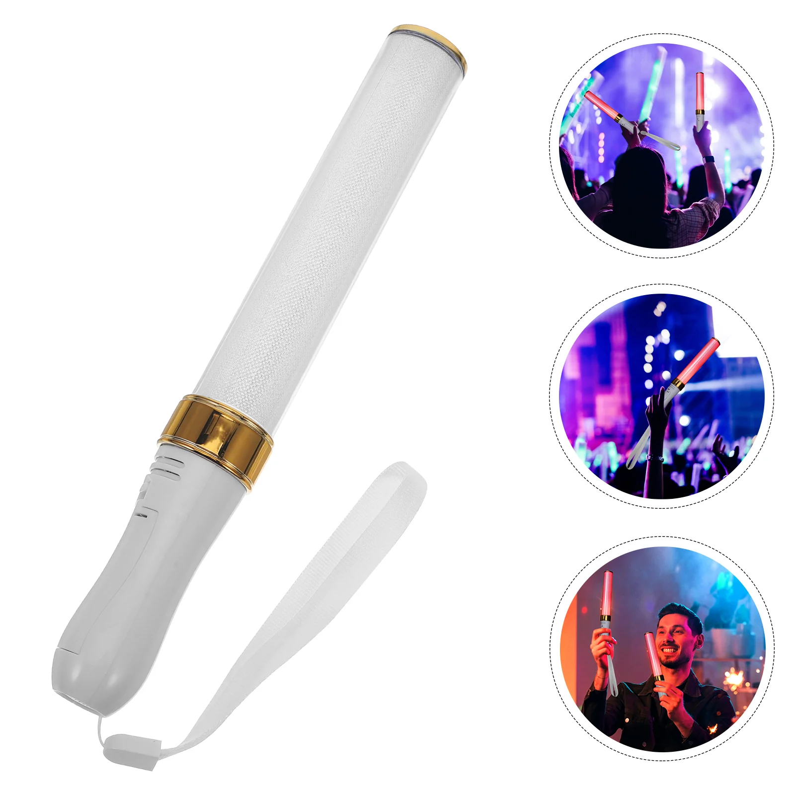 

Creative Glow Stick Fans Cheering Stick Holiday Light Stick Reusable Concert Stick