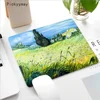 Van Gogh Oil Painting Small Desktop Desk Mat Kawaii Gaming Accessories Students Writing Pad for Teen Girls Bedroom 4
