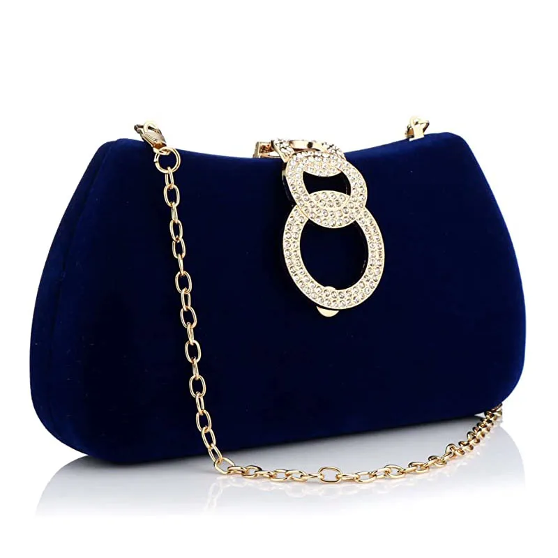 Women's Designer Moon Clutch Bag