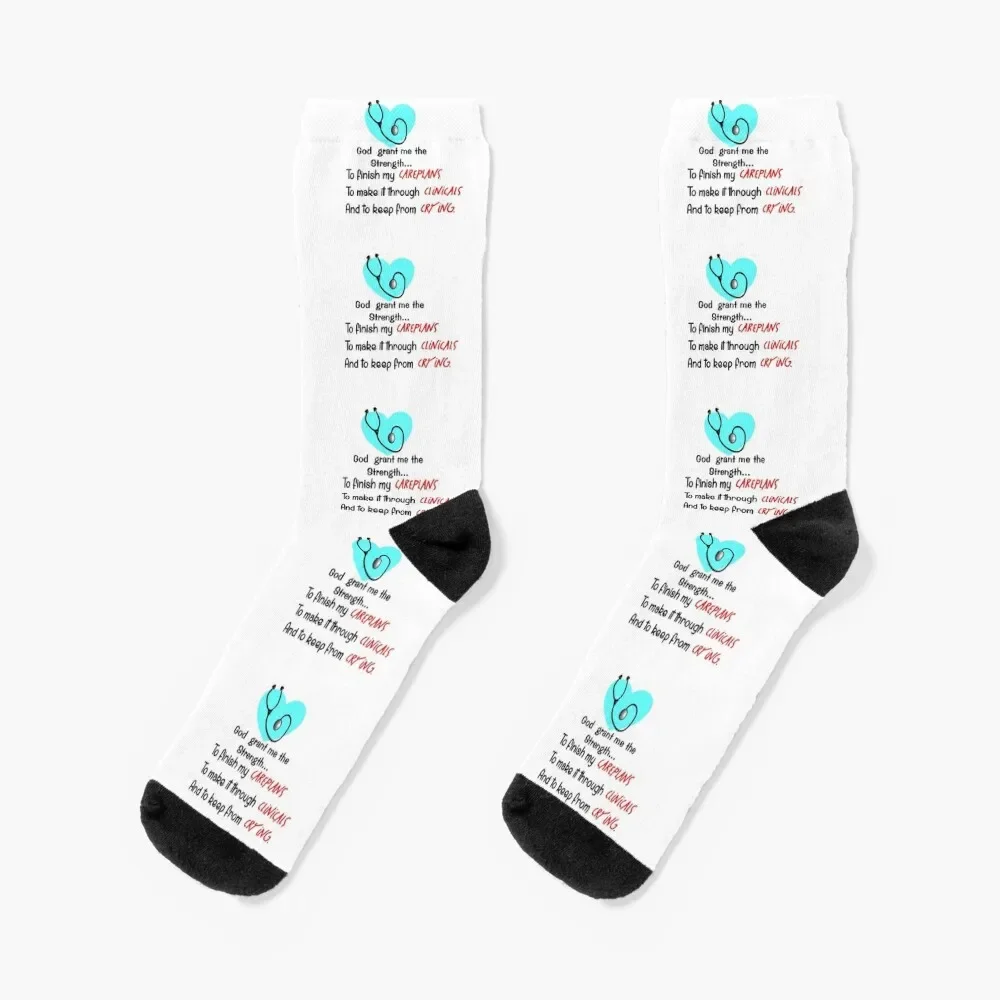 

Nursing Student Humor Socks gym snow winter Man Socks Women's