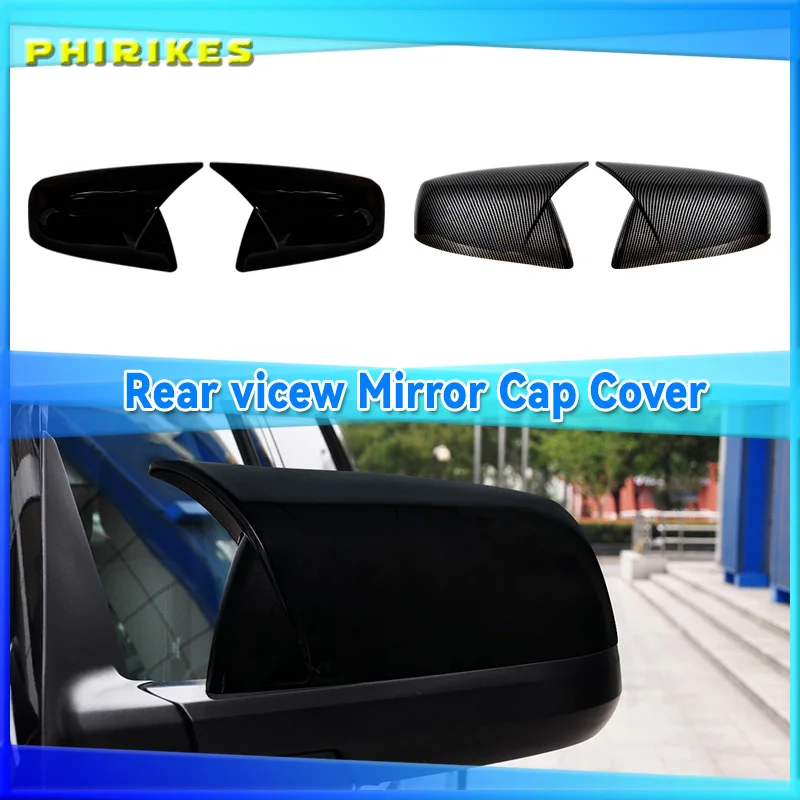 

2Pcs Mirror Covers Left and Right Side Rearview Mirror Cover Cap For Toyota Tundra 2010-2021