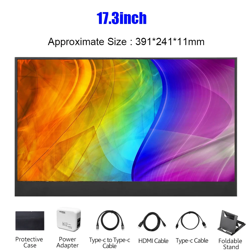 Bimawen 17.3 ġ ޴ , IPS 100%, sRGB, 1080P, HDR, FHD, ũ,  HDMI, USB CŸ , PS4, ġ, PC, Mac  