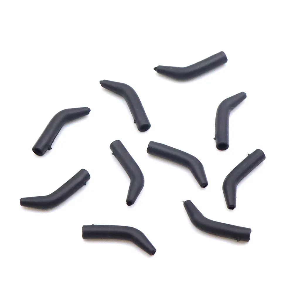 10 Stück Karpfenangelhaken-Kicker-Aligner, Wolfram-Anti-Tangle-Hülsen für Haar-Rigs, Hakenwinkel-Einstellzubehör, Karpfenangelzubehör – Detail 2