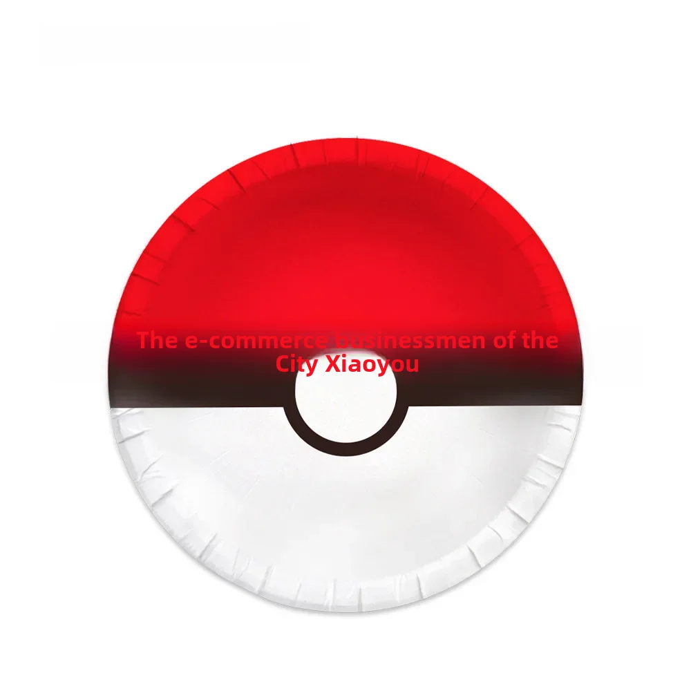Party supplies Pikachu Fairy Pocket Elf Ball Birthday Party Tableware Paper Plate Tissue Tablecloth Decoration