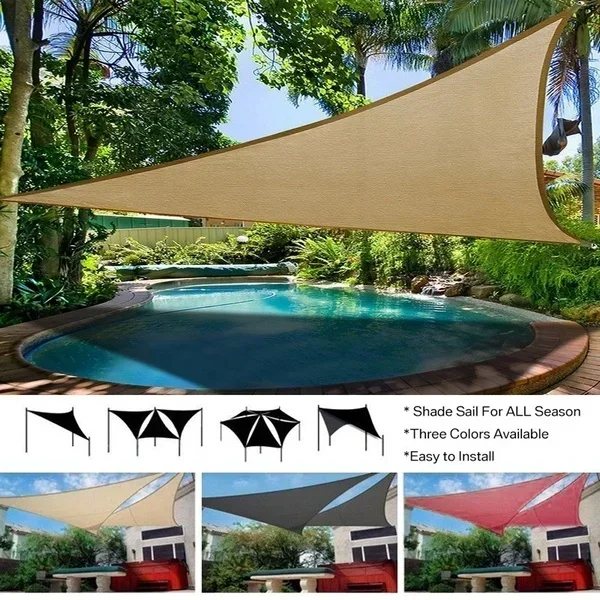 

Outdoor Waterproof Sun Shade Sail Canopy Triangle UV Gazebo for Garden for Patio and Garden,Backyard Lawn awning canopy
