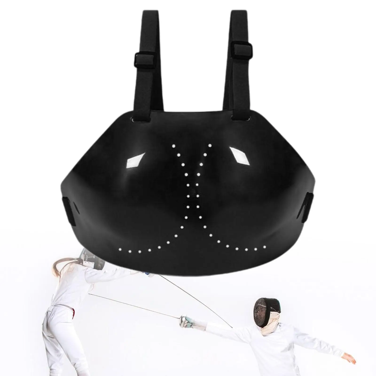Women's Fencing Chest Guard Fencing Gear for Sanda Foil Epee Taekwondo
